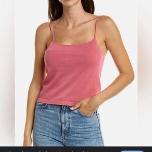NWT‎ $175 Vince Women’s Spaghetti Strap Tank Top rose Large